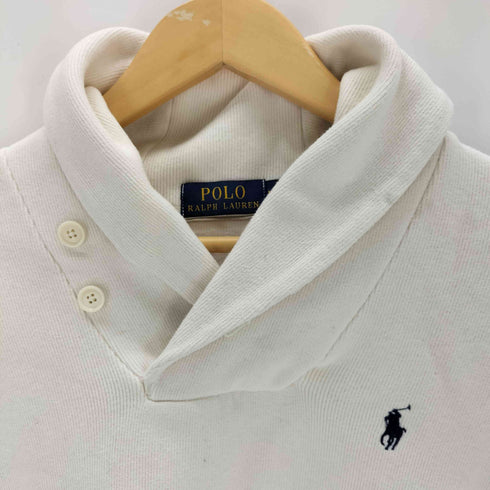 ポロラルフローレン POLO RALPH LAUREN エルボーパッチ ショールカラーセーター レディース import:M
