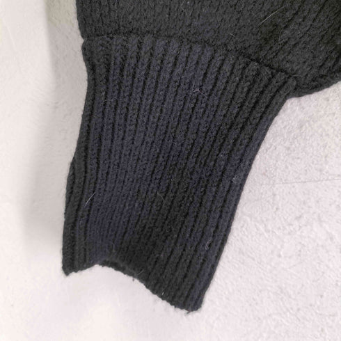 WANSIE LAYERED NECK MILITARY SWEATER レディース