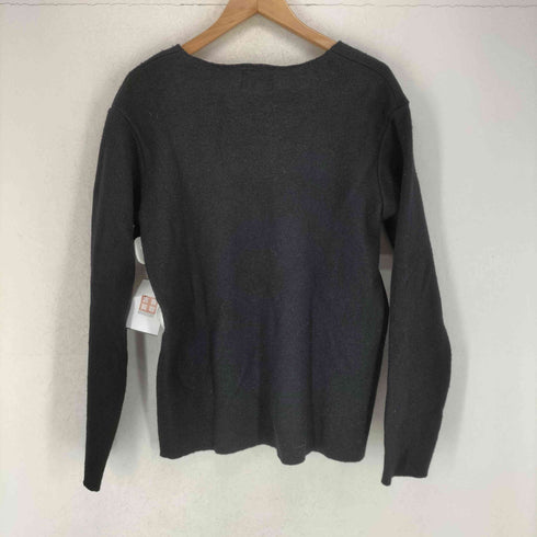 ヨウジヤマモトダーバン アール Yohji Yamamoto DURBAN A.A.R 90S~ カットオフ比翼ウールカーディガン メンズ L