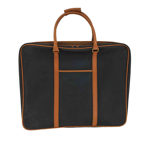 ボッテガヴェネタ BOTTEGA VENETA 80-90S OLD レザースーツケースバッグ ロケットTALONジップ メンズ