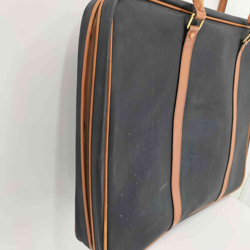 ボッテガヴェネタ BOTTEGA VENETA 80-90S OLD レザースーツケースバッグ ロケットTALONジップ メンズ