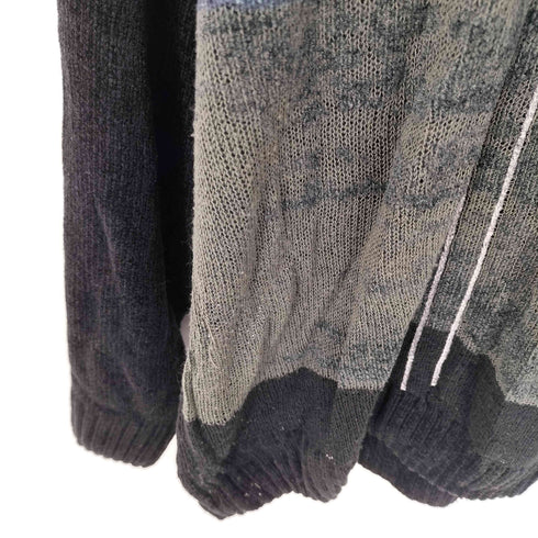 ドッカーズ DOCKERS レーヨン混 ベロア パネル切替ニット メンズ import:XL