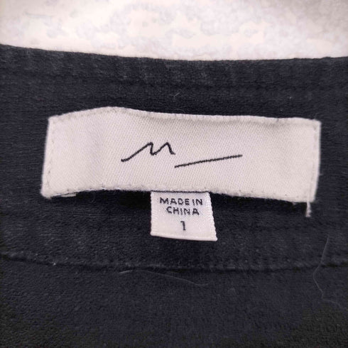 マウジー moussy 24SS M_ オーガニックコットンを原料に使用したコットンジャガードオールインワン レディース JPN:1