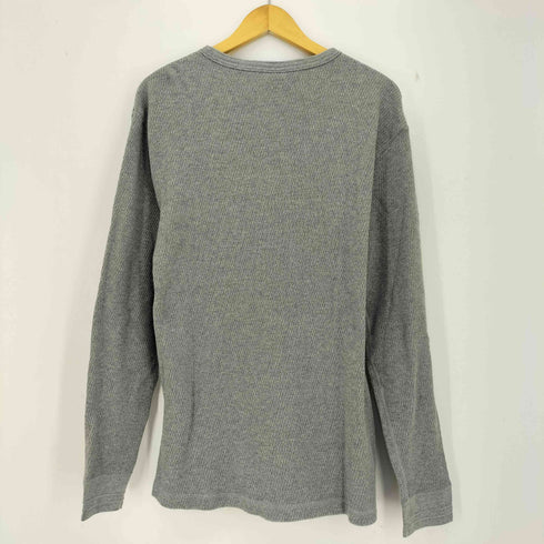 アルファインダストリーズ ALPHA INDUSTRIES Thermal Henley Neck Long Sleeve T-Shirt サーマル ヘンリーネック ロングスリーブシャツ メンズ import:XL