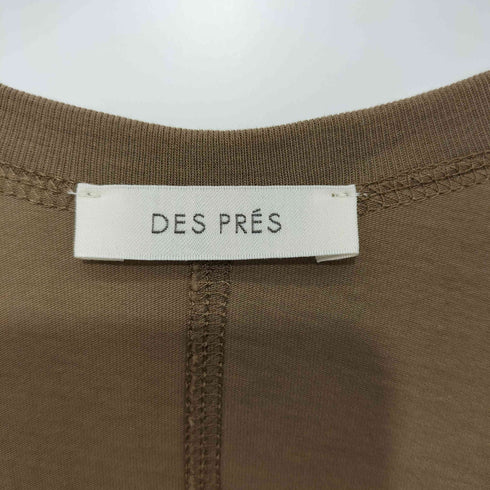 デプレ DES PRES 2021AW ハイツストコットンジャージー Vネックチュニックプルオーバー レディース JPN:S