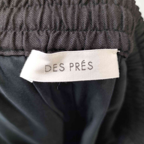 デプレ DES PRES 2021AW ハウンドトゥースグラフィカルプリント ウエストギャザーテーパードパンツ レディース JPN:34