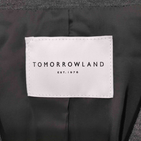 トゥモローランド TOMORROWLAND ウール ノーカラー ジャケット レディース JPN:36