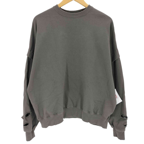 リメール remer loose damage oversize sweat メンズ JPN:S