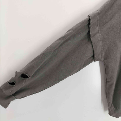 リメール remer loose damage oversize sweat メンズ JPN:S