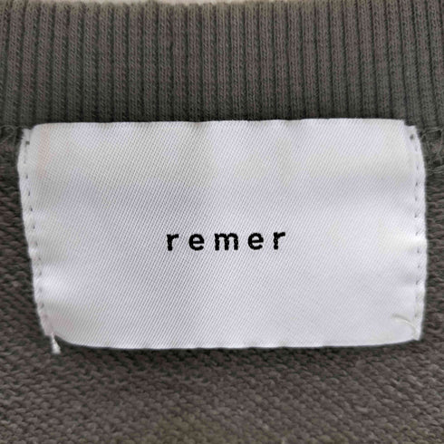 リメール remer loose damage oversize sweat メンズ JPN:S
