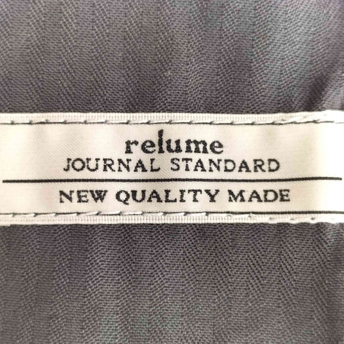 ジャーナルスタンダードレリューム JOURNAL STANDARD relume TOPストライプ ツータックスラックス メンズ JPN:L