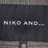ニコアンド niko and... チェック柄 テーラードジャケット & ワイドテーパードパンツ セットアップ メンズ ジャケット:L / パンツ:L