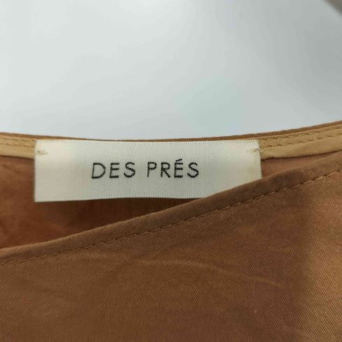 デプレ DES PRES 2021SS コットンシルクタイプライター ワイドスリーブプルオーバー レディース JPN:36