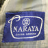 NARAYA ウールヘリンボーンステンカラーコート メンズ