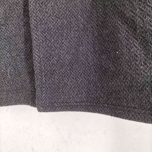 ダニエルエシュテル DANIEL HECHTER 襟ボアウールツイードダブルコート メンズ L