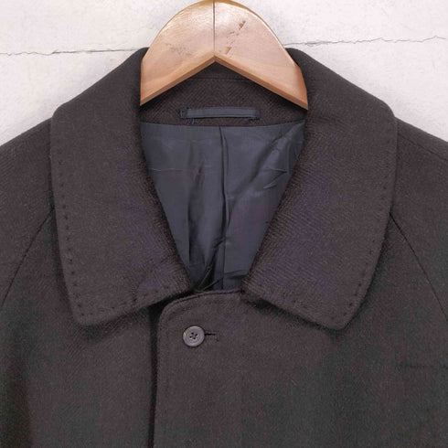 ピュアカシミヤステンカラーコート PURE CASHMERE メンズ LL