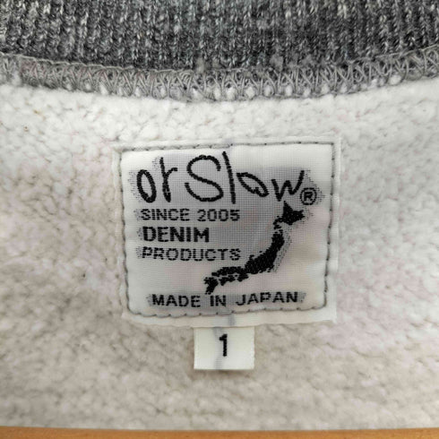 オアスロウ orSlow LOOP WHEEL CREW NECK SWEAT SHIRT メンズ JPN:1