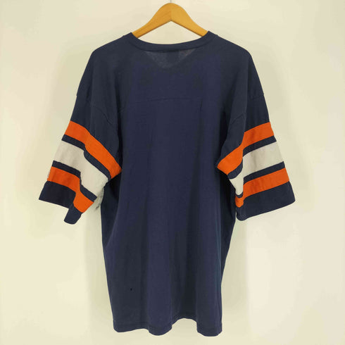 ロゴセブン LOGO7.INC 80-90S USA製 フットボール チーム ロゴ 3段 プリント ゲームシャツ メンズ import:XL