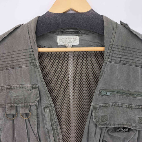 バナナリパブリック BANANA REPUBLIC 90S フィッシングベスト メンズ JPN:XL