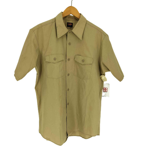 リー Lee 70S 開襟 オープンカラー S/S ミリタリー シャツ メンズ 16-16 1/2