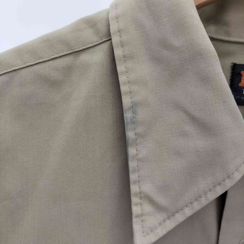 リー Lee 70S 開襟 オープンカラー S/S ミリタリー シャツ メンズ 16-16 1/2