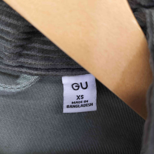 ジーユー GU ウォッシュドコットンワークジャケット メンズ JPN:XS