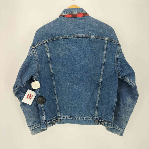 リーバイス Levis 80S 70417 0814 ボタン裏527 バファローチェック ネルライナー デニムトラッカージャケット メンズ JPN:S