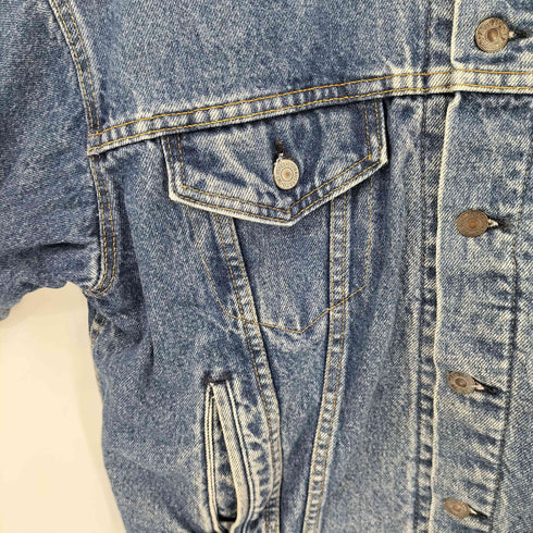 リーバイス Levis 80S 70417 0814 ボタン裏527 バファローチェック ネルライナー デニムトラッカージャケット メンズ JPN:S