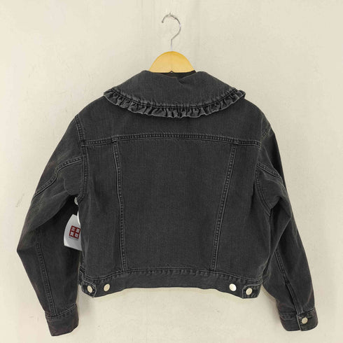 ベルパー BELPER RUFFLEED COLLAR DENIM JACKET レディース FREE