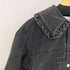 ベルパー BELPER RUFFLEED COLLAR DENIM JACKET レディース FREE