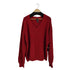 ランズエンド LANDS END MADE IN USA コットン Vネックニット メンズ import:L
