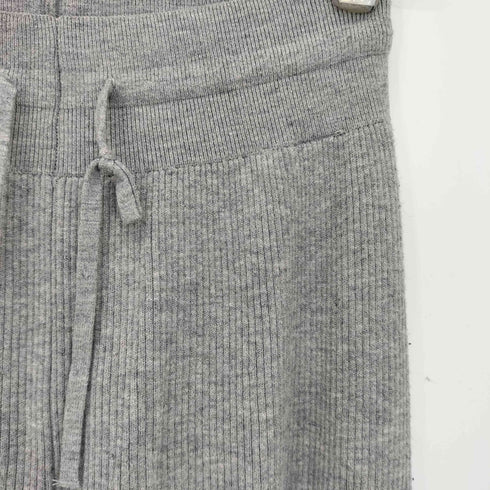 ユニクロ UNIQLO 23AW ウォッシャブルニットリブパンツ レディース JPN:M