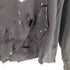 チャンピオン Champion 単色青タグ復刻 REVERSE WEAVE ダメージ x ペイント スウェットフーディ リメイク ブラック メンズ import:L