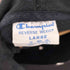 チャンピオン Champion 単色青タグ復刻 REVERSE WEAVE ダメージ x ペイント スウェットフーディ リメイク ブラック メンズ import:L