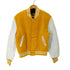 ゴールデンベアー Golden bear USA製 レザー切替 ウールスタジャン メンズ M