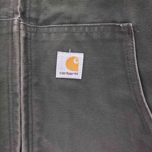 カーハート Carhartt 00S 2003年製 USA製 ダック地 アクティブジャケット J131GRN メンズ 4XL