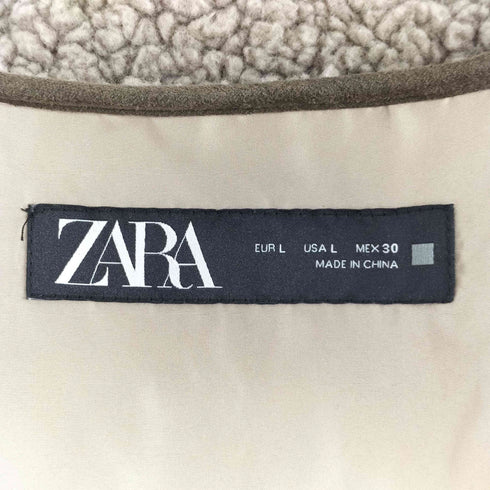 ザラ ZARA ボアジップベスト レディース JPN:M