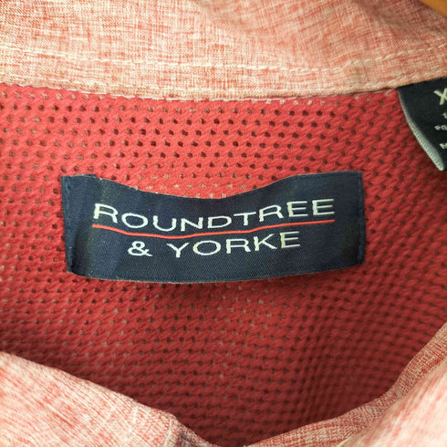 ラウンドツリーアンドヨーク roundtree&yorke 裏地メッシュ S/S フィッシングシャツ メンズ import:XL