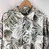 ピューリタン PURITAN フローラル ウッドボタン レーヨン S/S シャツ 3XL ビッグサイズ メンズ 3XL