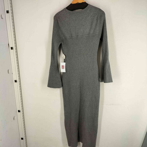 callautia 24SS ビスチェライクリブニットタイトロングワンピース レディース JPN:L