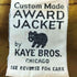 KAYE BROS バックワッペン レザー切替 アワードジャケット メンズ