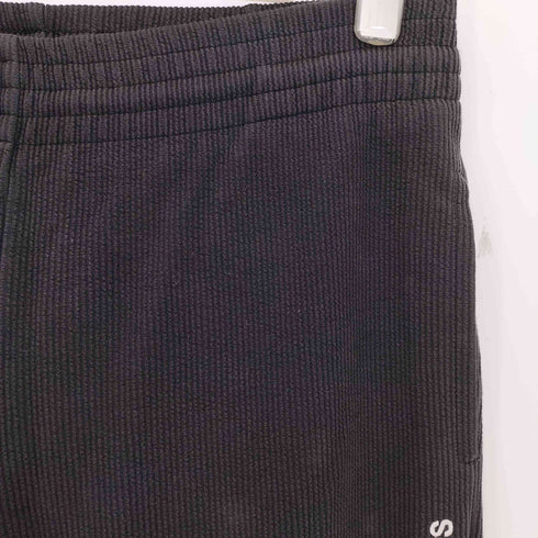 アディダス adidas 90s デサント製 裾スリーライン シアサッカー イージーパンツ メンズ JPN:M