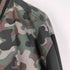 RAW BLUE 迷彩 切替 コットン ポリ スタジャン メンズ 2XL