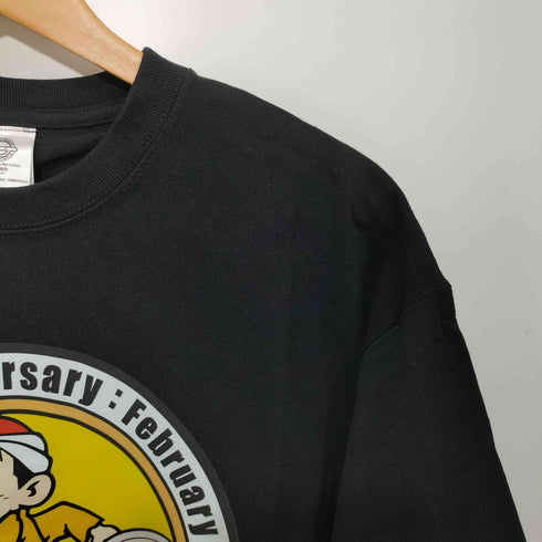 笑い男 アニメプリント カレーの市民 S/S Tシャツ メンズ JPN:L