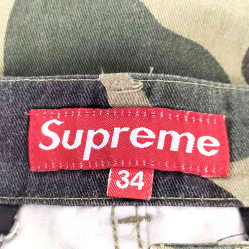 シュプリーム Supreme USA製 カモフラ カーゴパンツ メンズ 34