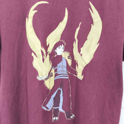 00s キャラクタープリント アニメTシャツ メンズ import:S