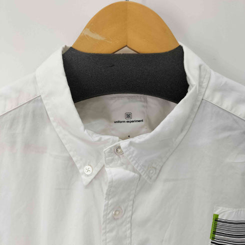 ユニフォームエクスペリメント uniform experiment S/S BAGGAGE TAG B.D SHIRT メンズ 4