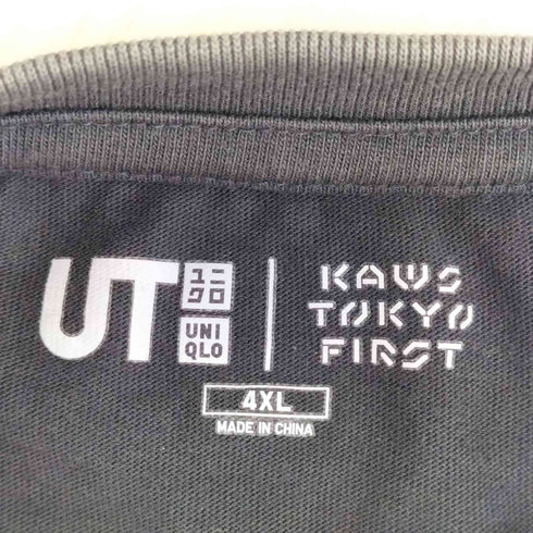 ユニクロ UNIQLO プリント クルーネックTシャツ メンズ 4XL