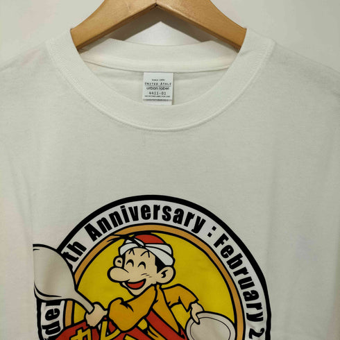ユナイテッドアスレ UNITED ATHLE 笑い男 アニメプリント カレーの市民 S/S Tシャツ メンズ JPN:L