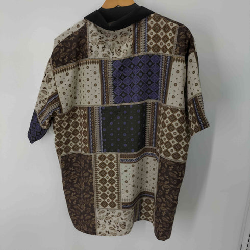 グラム glamb Patchwork Scarf Shirt パッチワークスカーフシャツ メンズ L